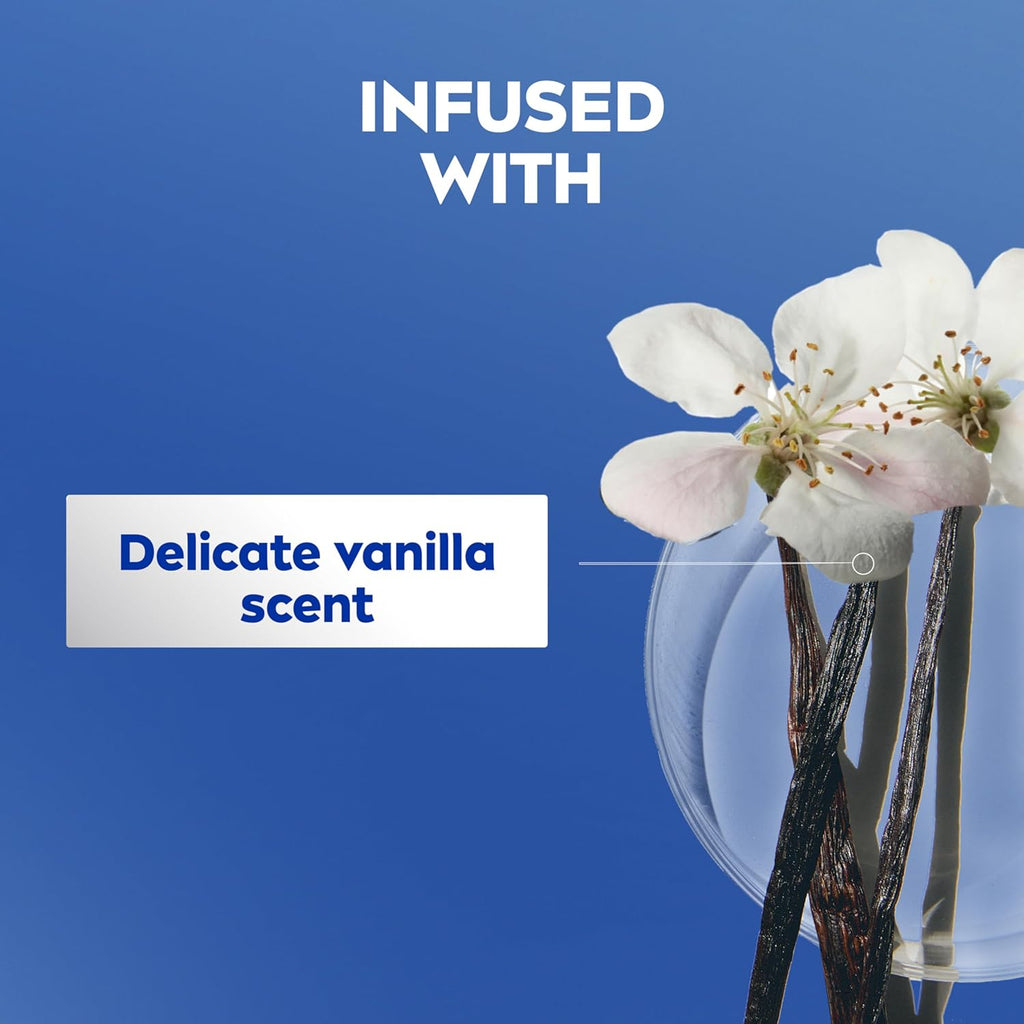 Oil Infused Vanilla and Almond Oil Body Lotion, Non-Greasy Vanilla Scented Lotion Moisturizes for 24+ Hours, 16.9 Fl Oz Pump Bottle